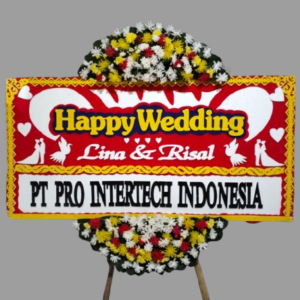 Bunga Papan Wedding Indramayu
