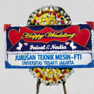 Karangan Bunga Papan Wedding Indramayu