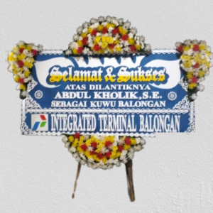 Karangan Bunga Papan Selamat Indramayu