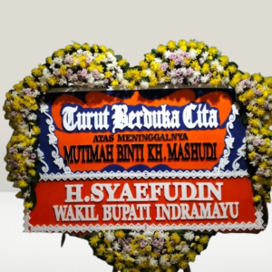 Karangan Bunga Duka Cita Indramayu