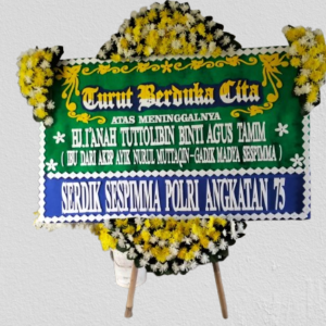 Karangan Bunga Papan Duka Cita Indramayu