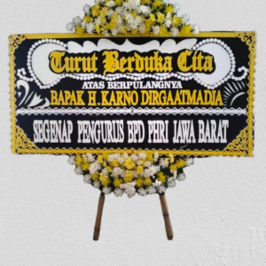Bunga Papan Turut Berduka Cita