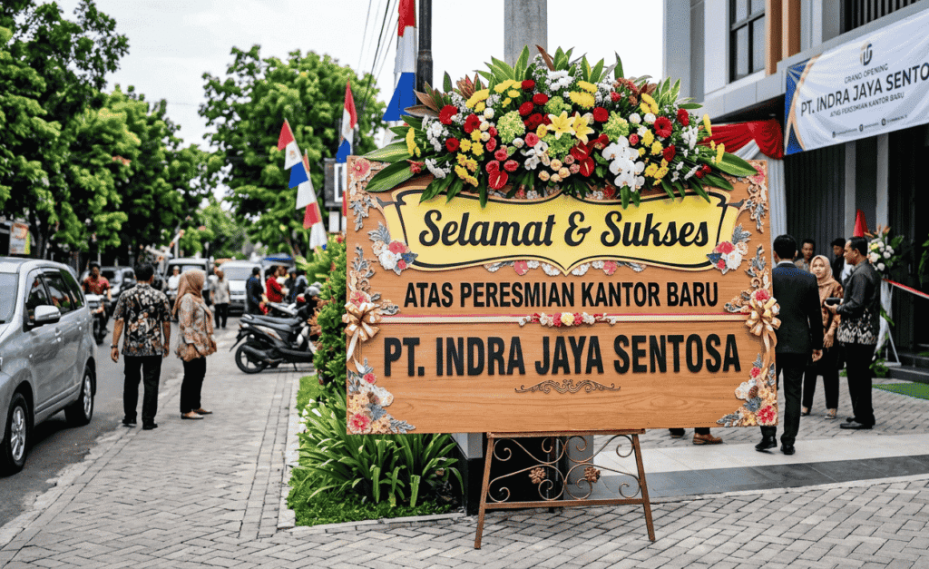 Karangan Bunga Papan di Indramayu
